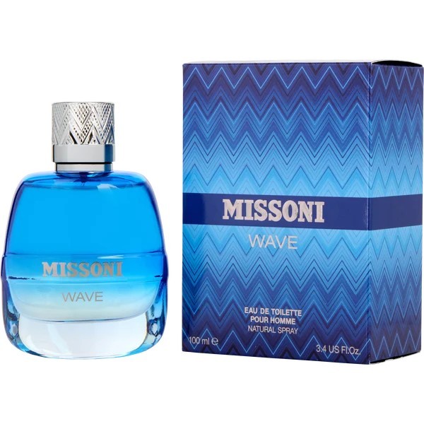 Missoni Wave by Missoni Eau de Toilette EDT 3.4 oz Mens NIBS (156)