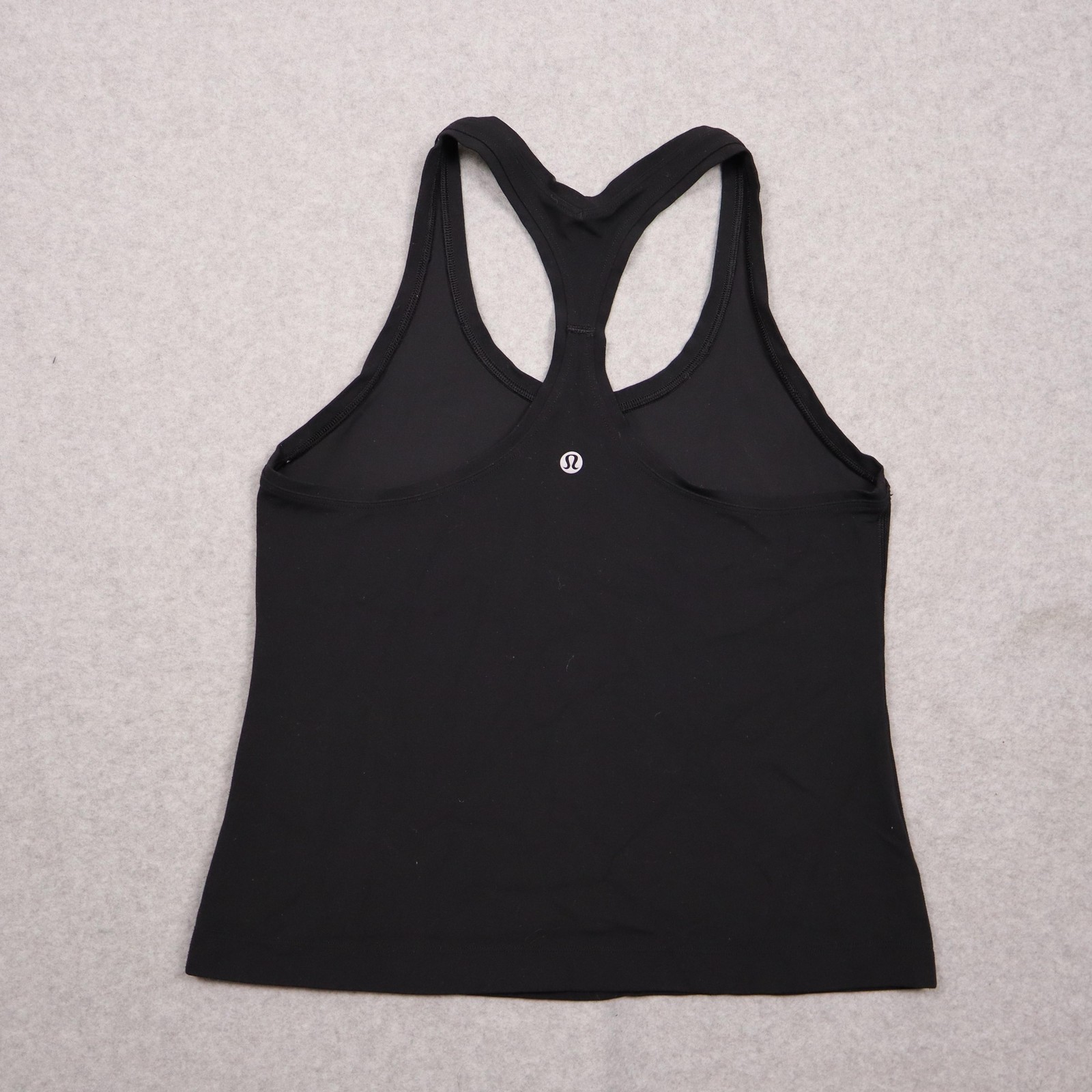 Lululemon Tank Top Womens 6 Black Scoop Neck Racerback Athletic Yoga Gym Workout
