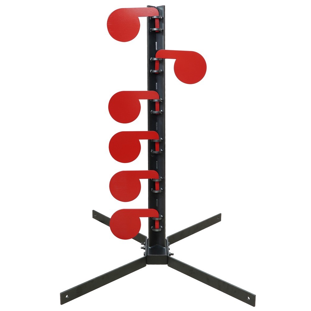 TSG AR500 Steel Dueling Tree Reactive Six Target Kit – 6 inch Circles