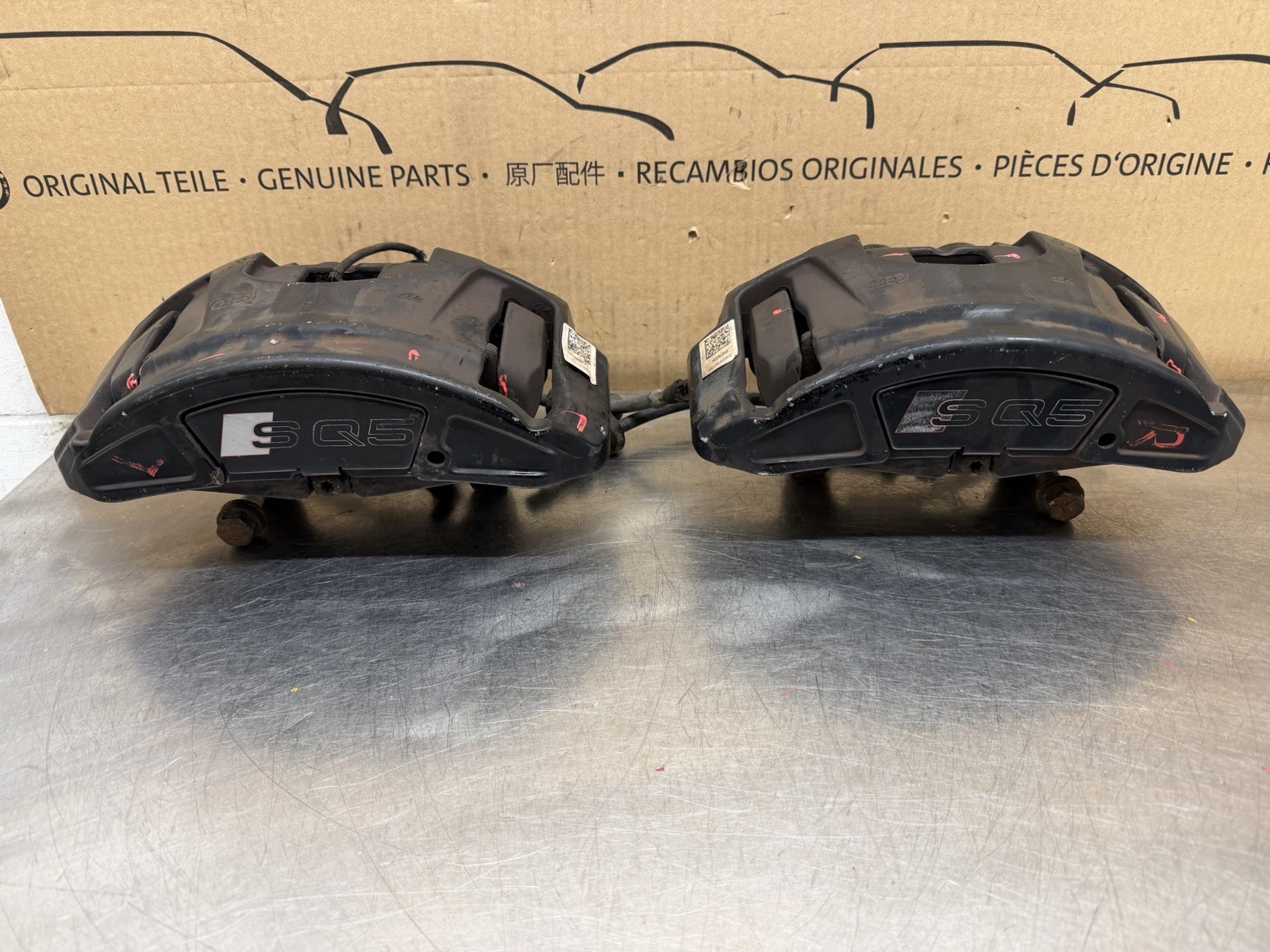 Audi SQ5 MK1 3.0TDI Front Brake Calipers Pair Fits 380MM Discs 2013