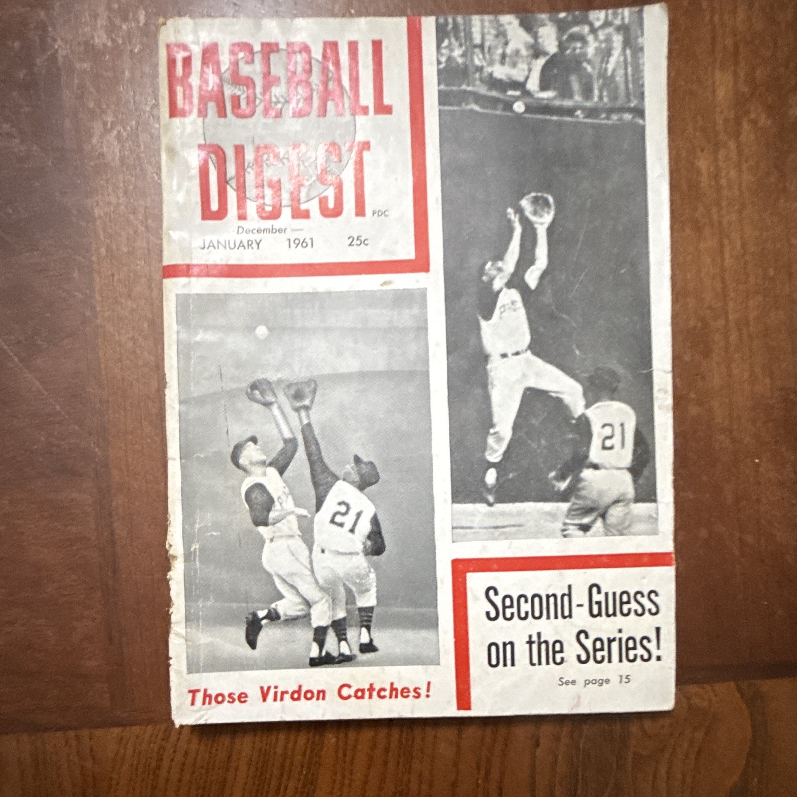 Baseball Digest Magazine 1961 Second-Guess on the Series Baseball Vintage