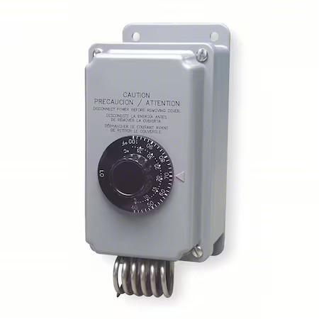 Peco Th109-009 Line Voltage Mechanical Thermostat, Heat Or Cool, 40 To 100F, Peco Th109-009 Line Voltage Mechanical Thermostat, Heat Or Cool, 40 To 100F,
