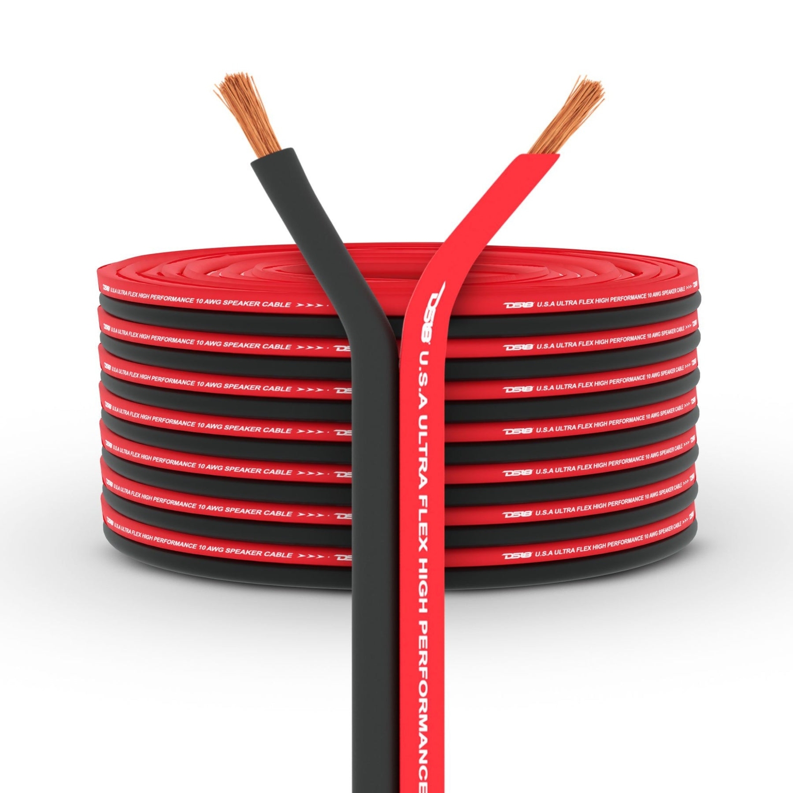 DS18 SW-18GA-100RB Ultra Flex Speaker Wire Red and Black 100FT