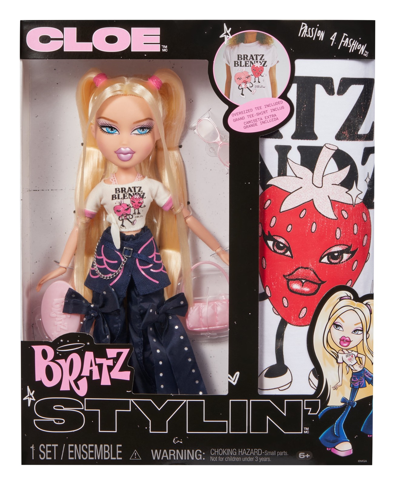 Bratz Stylin\' Doll - Cloe Matching accessories to enhance the look