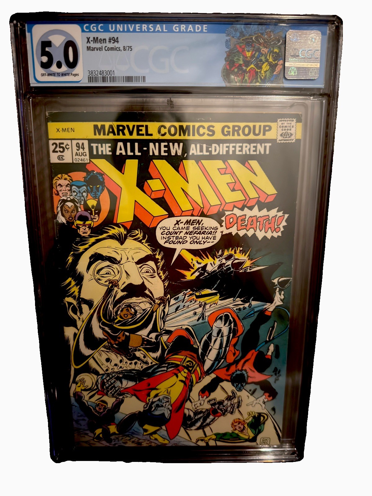 Uncanny X-Men #94 CGC 5.0 1975 Uncanny X-Men #94 CGC 5.0 1975