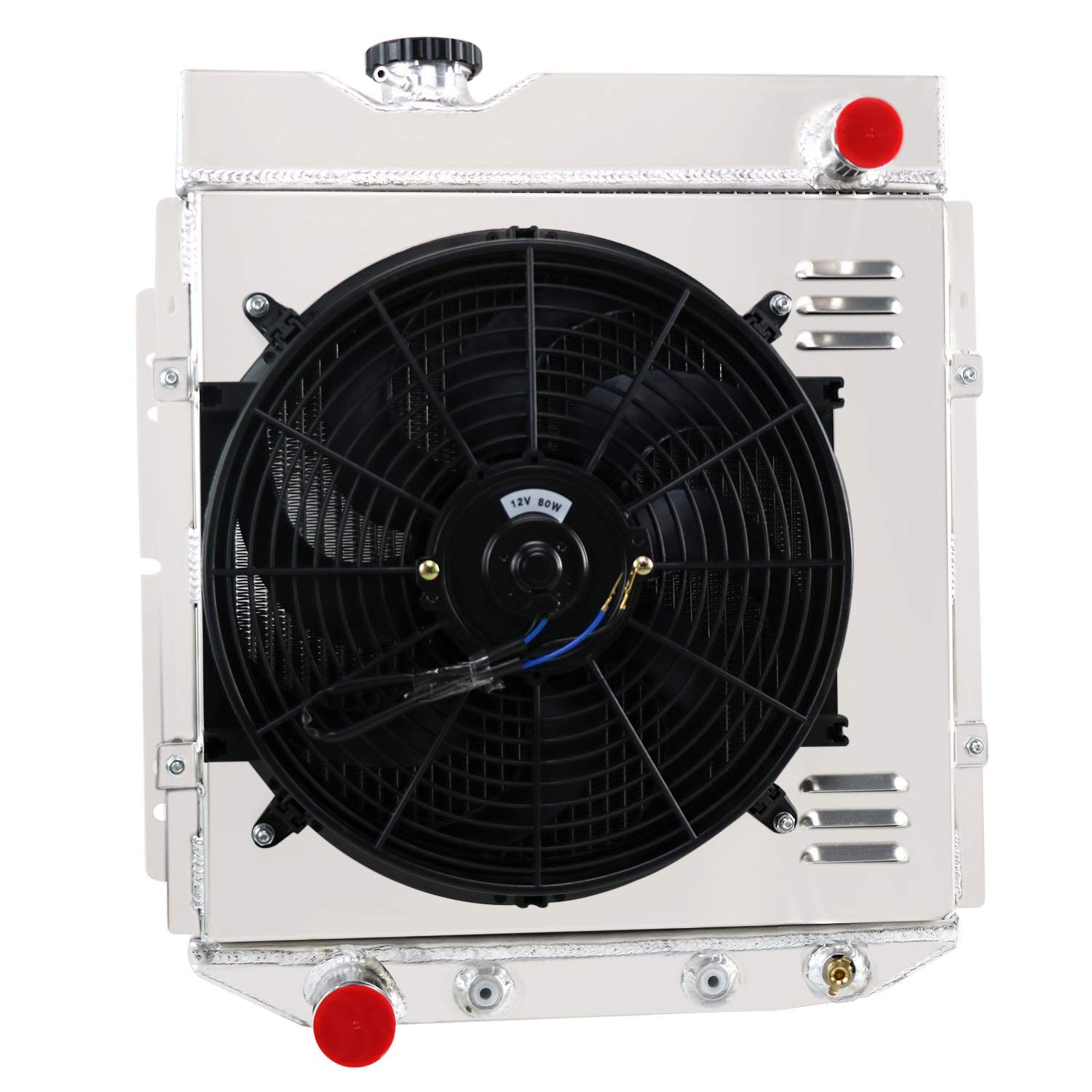 3 Row Radiator Shroud Fan for Ford Falcon Ranchero 1960-65 Mustang 65-1966
