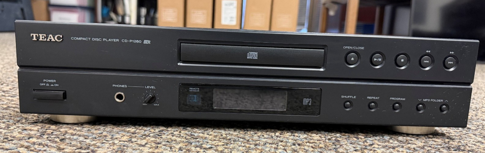 TEAC CD-P1260 Compact Disc CD Player with Remote