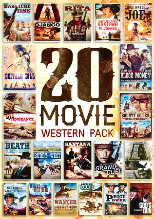 20 Movie Western Pack (DVD, 2012, 5-Disc Set)