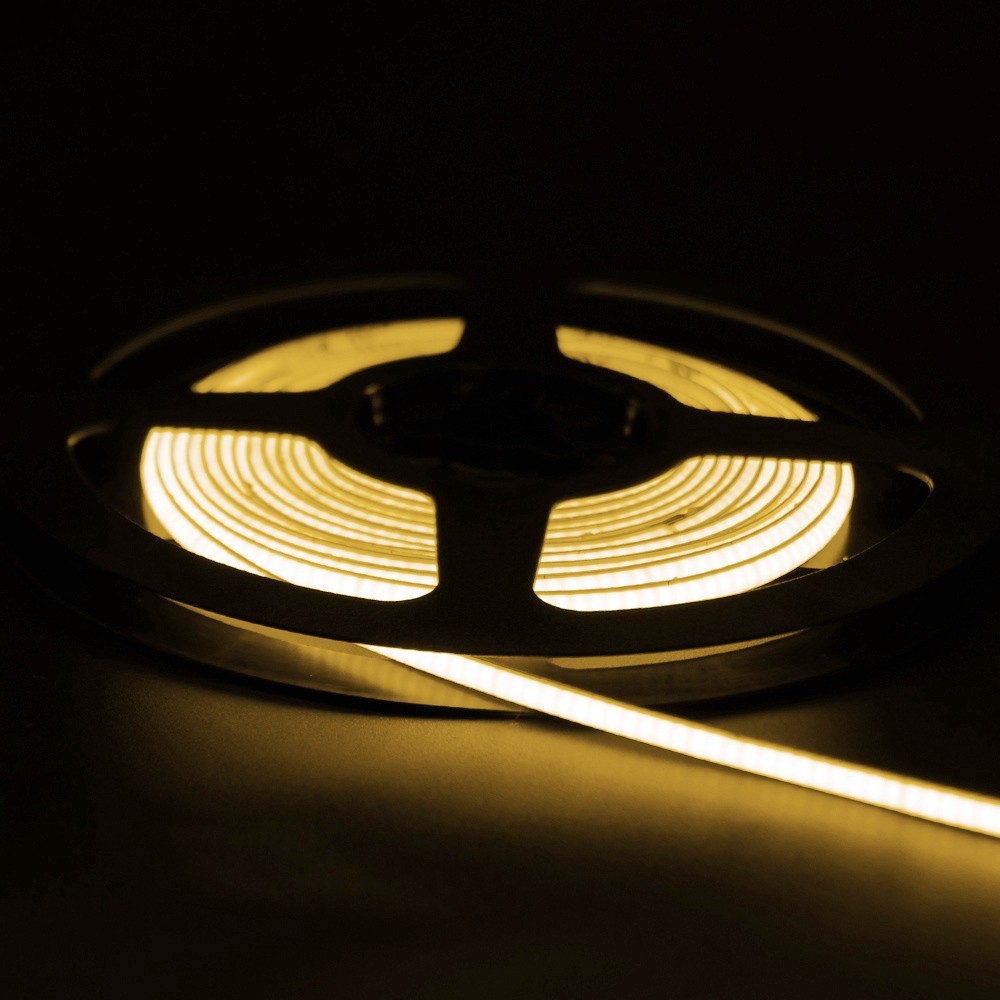 5V 12V 24V COB 528leds/m 5M Dimmable Flexible LED Strip light Tape Bar Room DIY