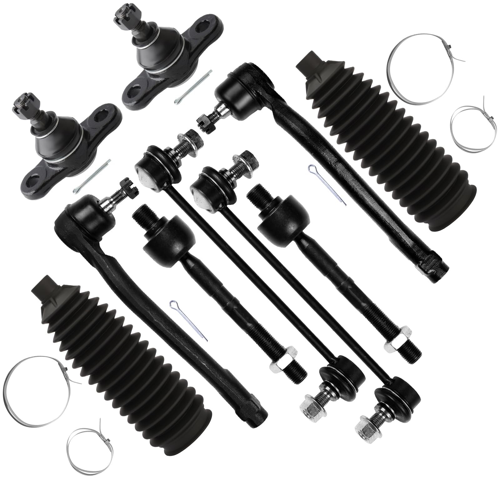 10pcs Front Tie Rod Kit fit 2007-2012 for Hyundai for Elantra