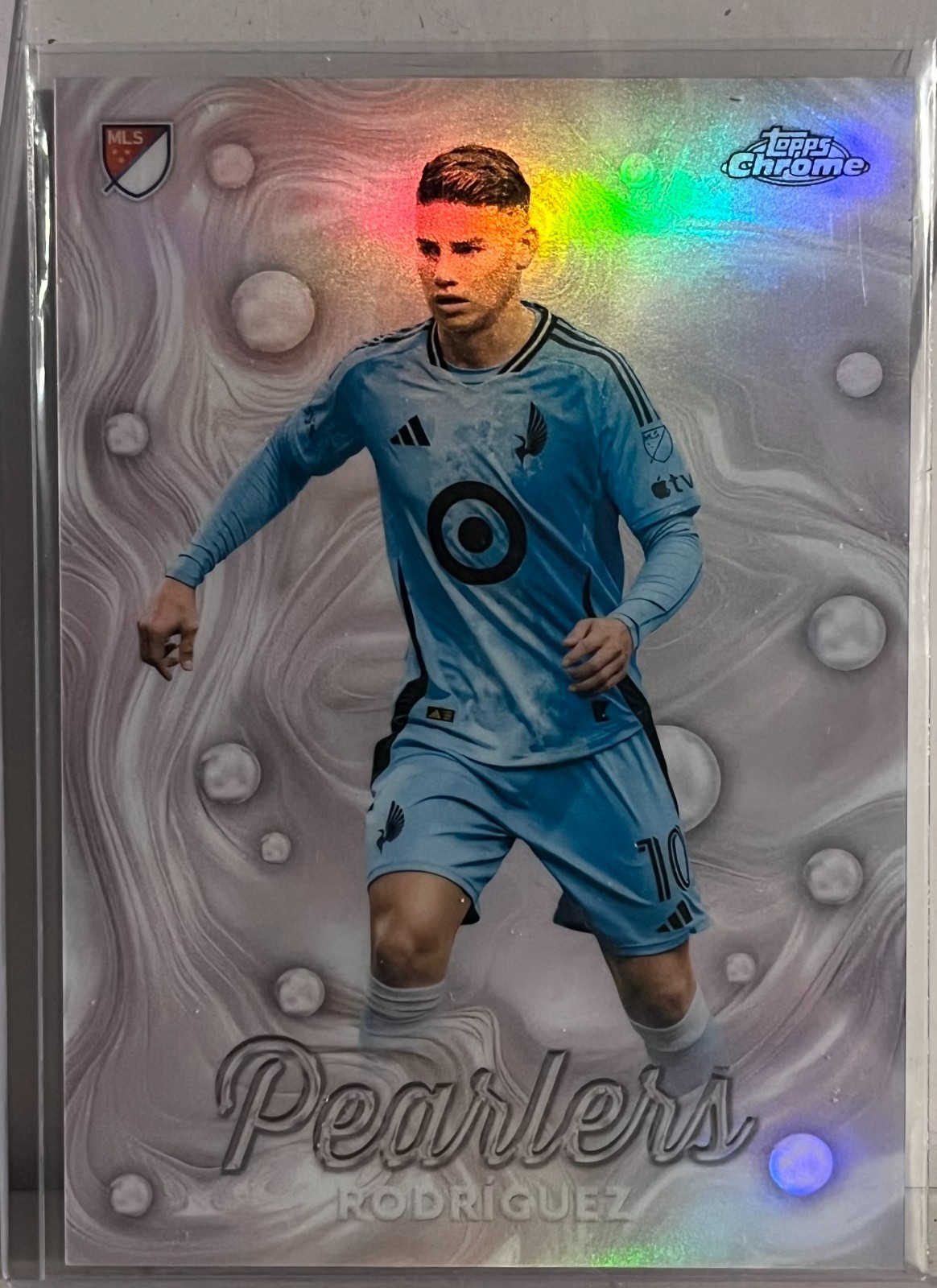 Topps 2026 Chrome MLS Pearlers CaseHit - James Rodriguez-Minnesota United Topps 2026 Chrome MLS Pearlers CaseHit - James Rodriguez-Minnesota United