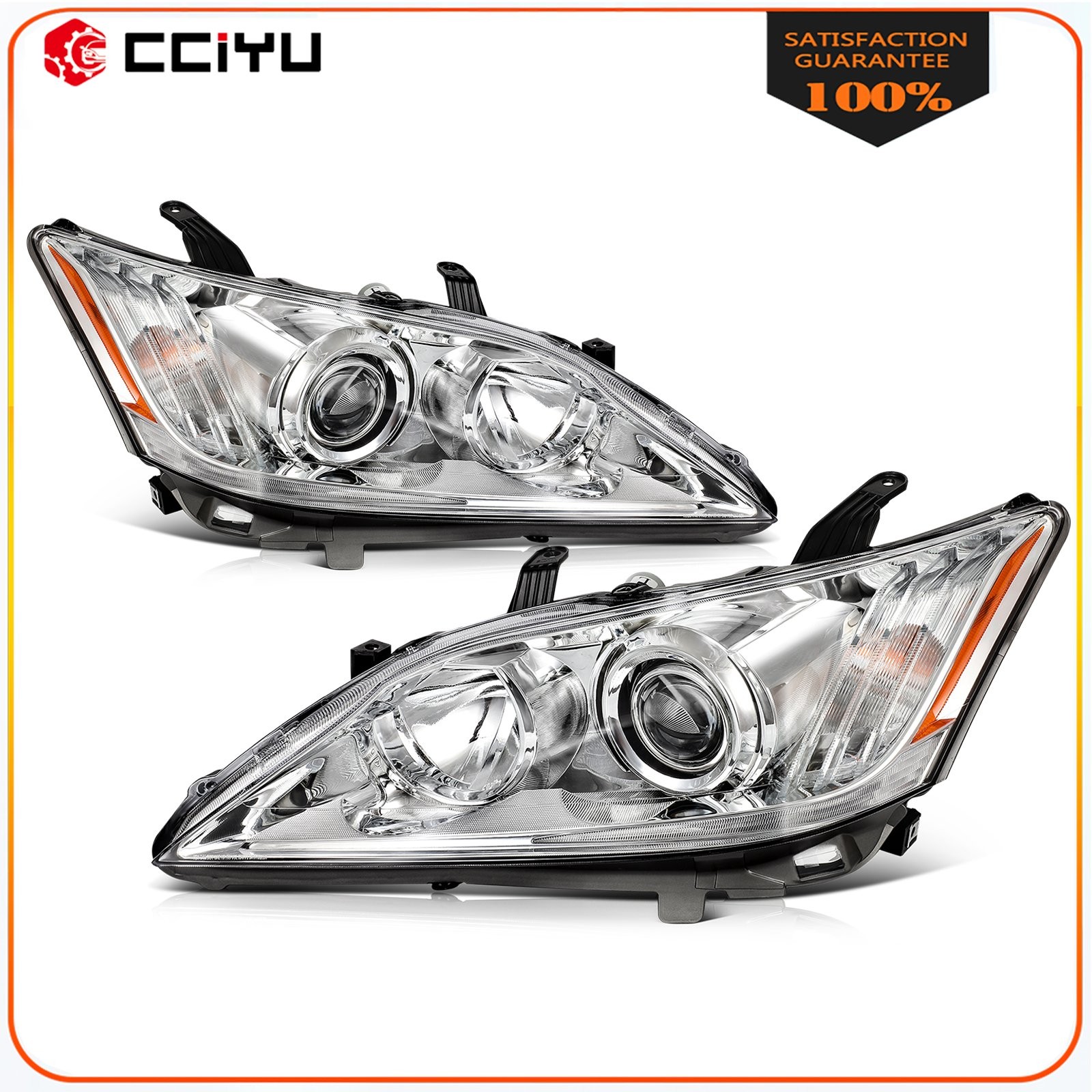 2Pcs Pair HID/Xenon Headlight w/AFS w/Projector For 2010-2012 Lexus ES350 3.5L