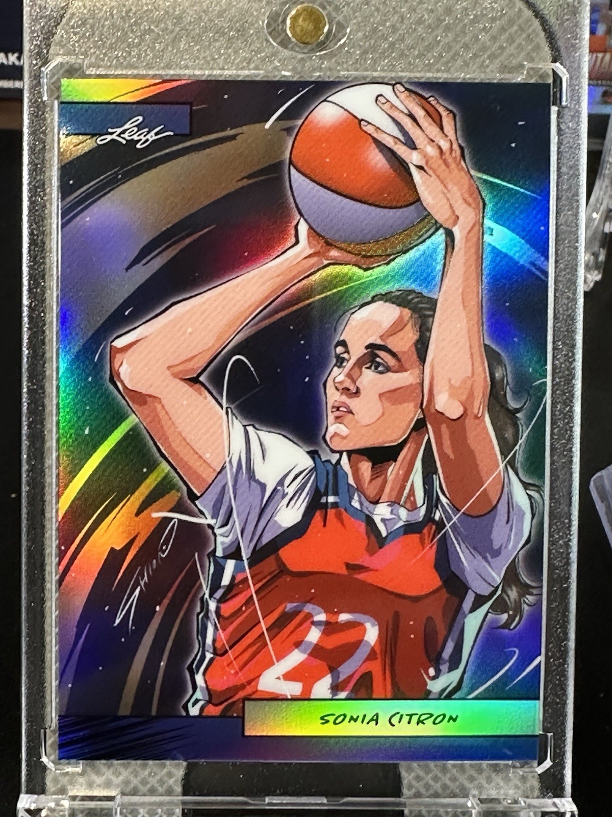 /75 Sonia Citron Blue Holo 2026 Leaf Anime Nation Series 2 Washington Mystics /75 Sonia Citron Blue Holo 2026 Leaf Anime Nation Series 2 Washington Mystics
