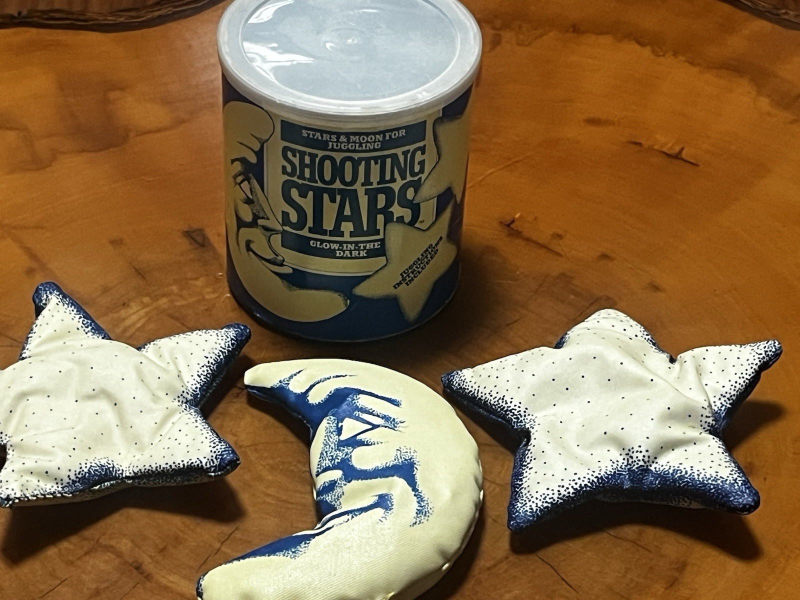 Vintage 1980’s Juggling Bags Glow In The Dark Stars & Moon