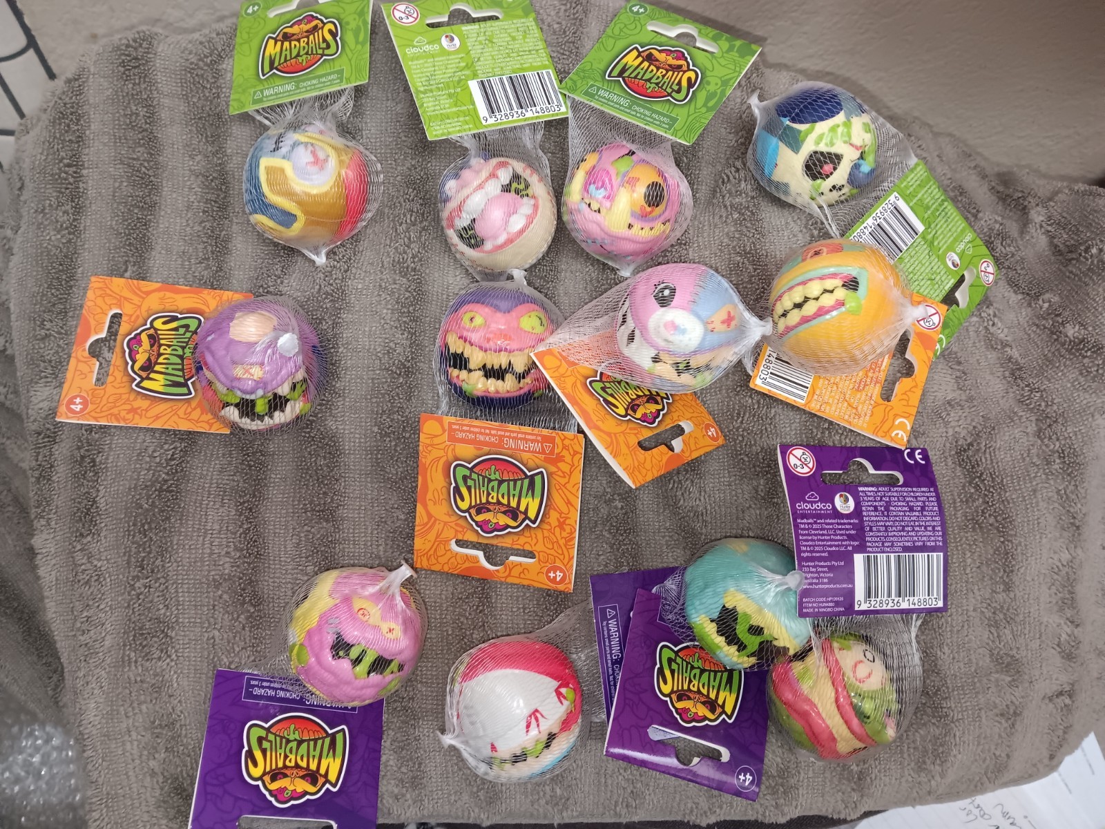Madballs Mini 2025 New Hunter Products Cloud Co Set Of 12