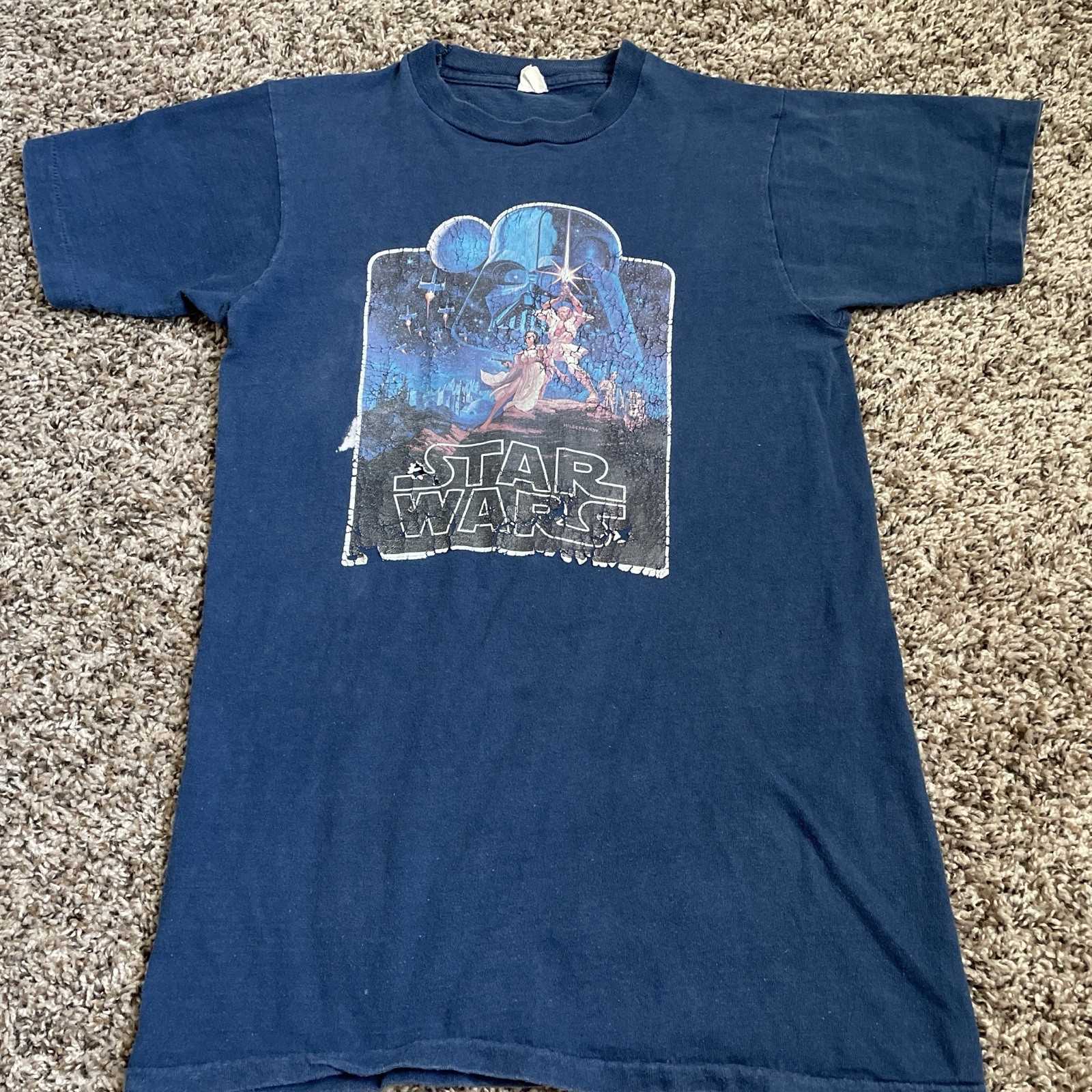 GRAIL VINTAGE original 1977 Star Wars A New Hope tshirt