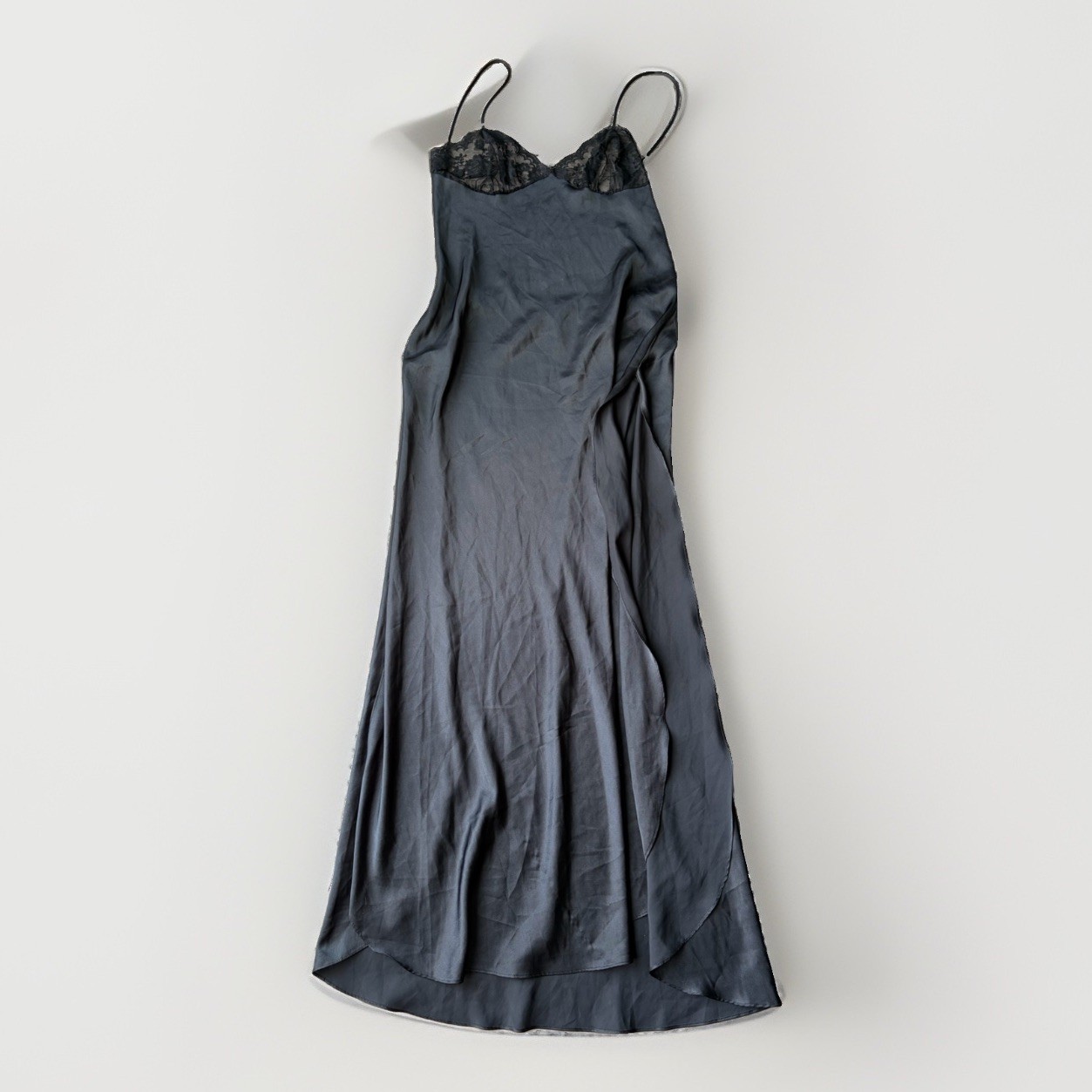 Vtg Fredericks of Hollywood Black Lace Slip Dress Maxi Nightgown Lingerie L Vtg Fredericks of Hollywood Black Lace Slip Dress Maxi Nightgown Lingerie L