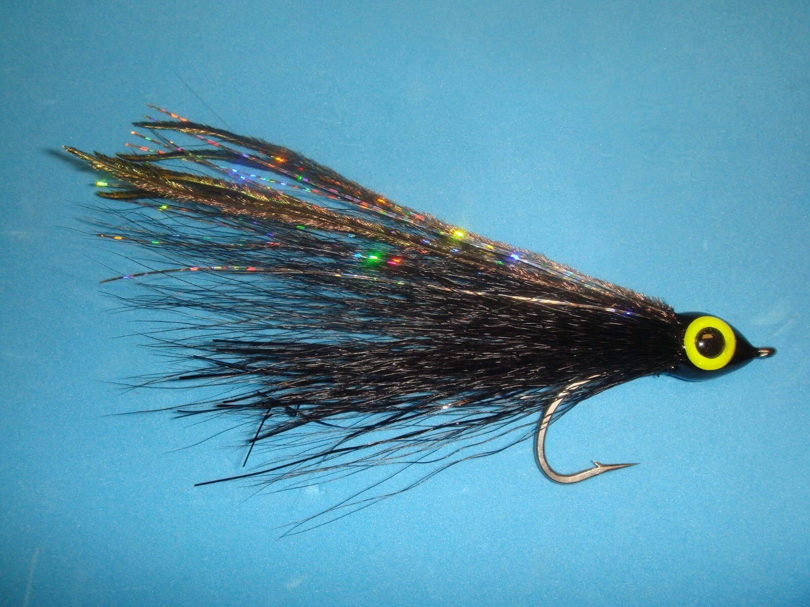FLY FISHING FLIES - Black SEA STREAMER size 2/0 (3 each)