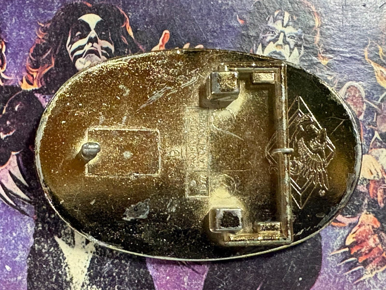 LYNYRD SKYNYRD VINTAGE 1977 PACIFICA COLLECTIBLE PRISM BELT BUCKLE -NICE