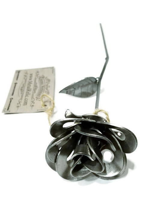 Welded Steampunk Metal Forever Rose  Perfect Gift