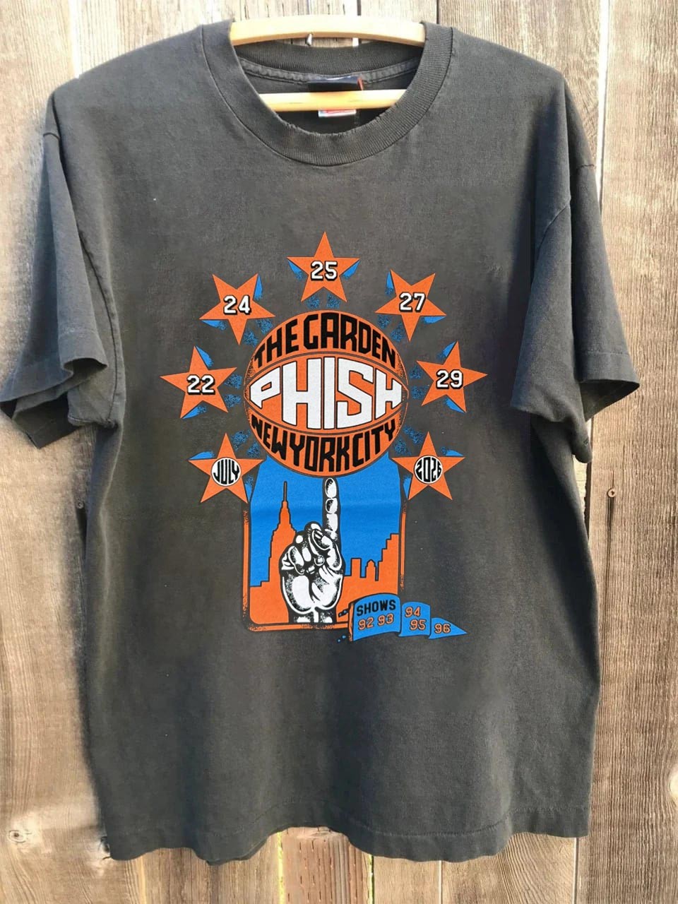 Phish in 5 MSG NYC 2026 Phish in Five Charcoal T-Shirt Unisex S-5XL
