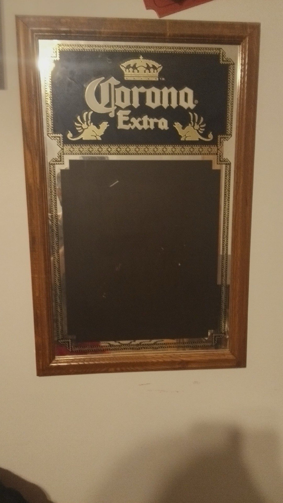  Corona Extra Chalkboard Bar Mirror 