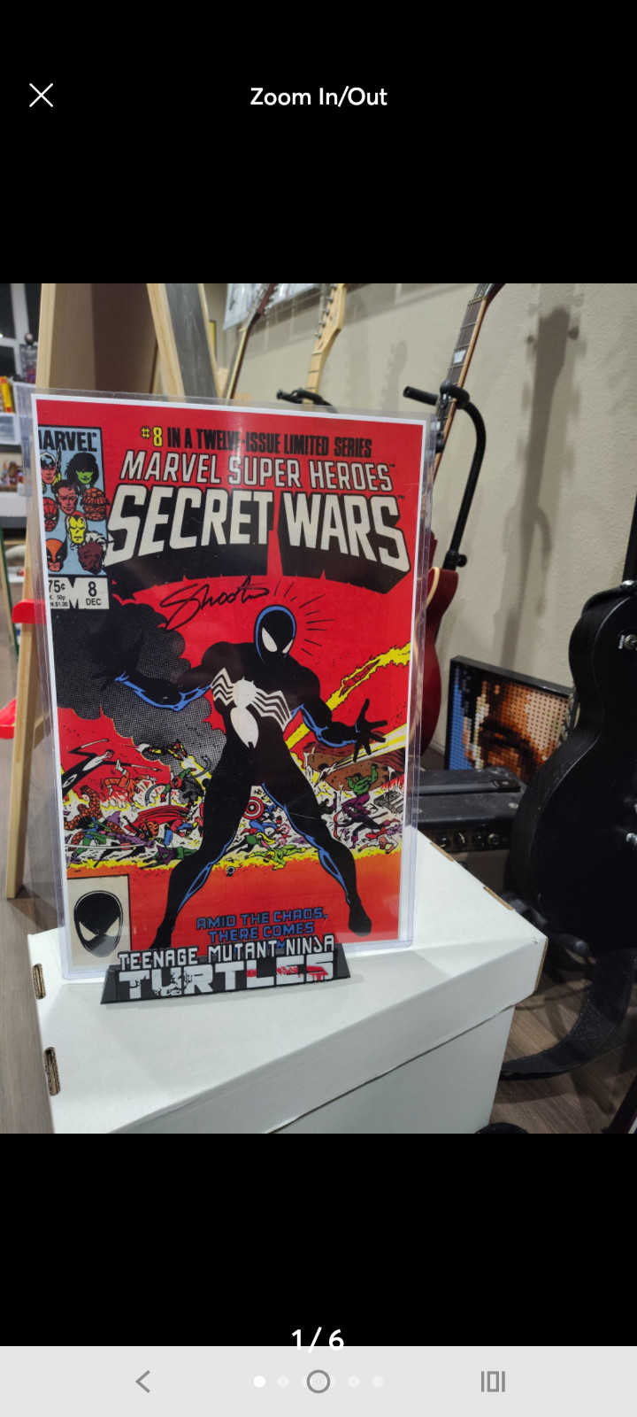 Spider Man signed by Suydam and Secret Wars 8 11x17 signed by shooter Spider Man signed by Suydam and Secret Wars 8 11x17 signed by shooter