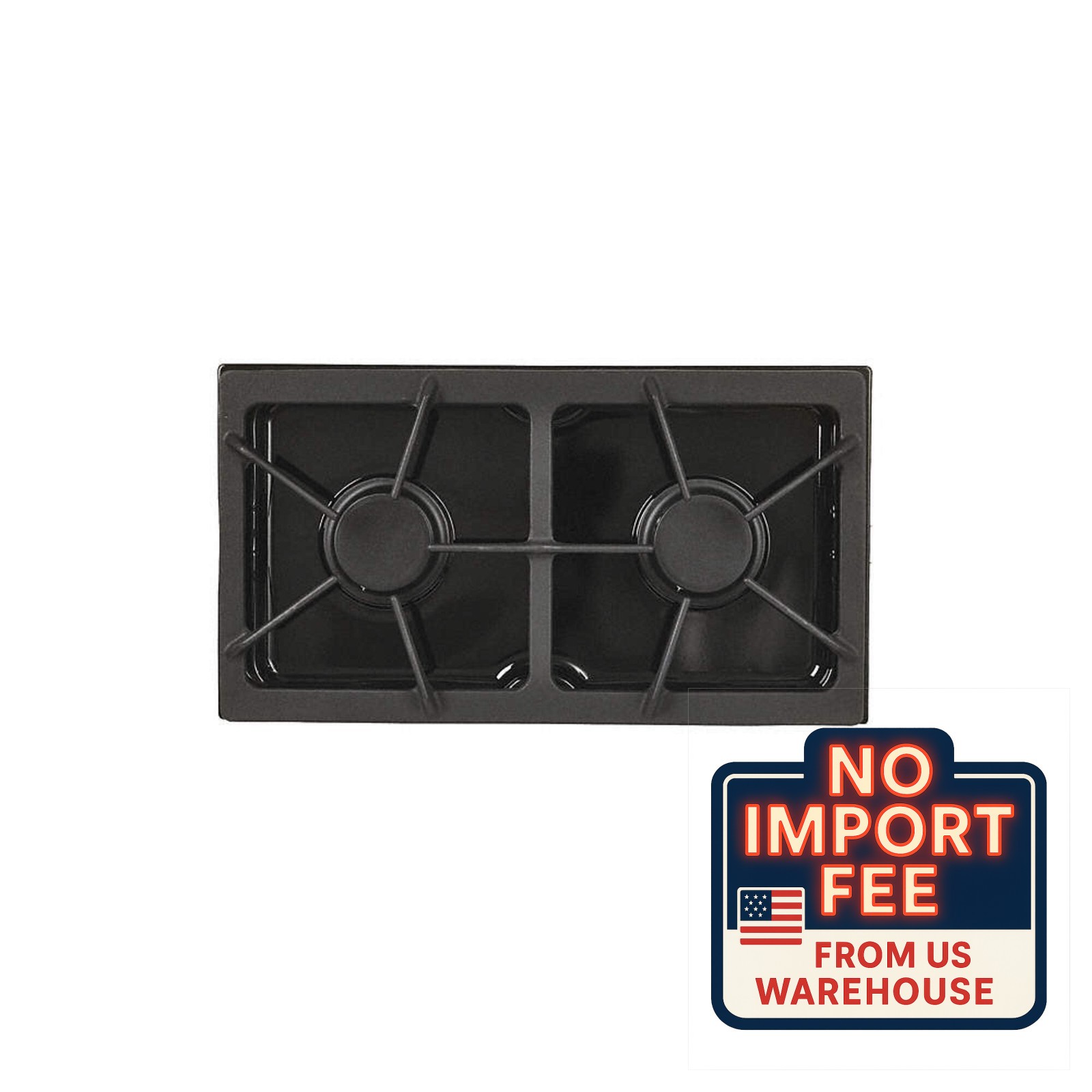 Jenn-Air JGA8100ADB Gas Cooktop Cartridge 2 Burner Module Black with Grate