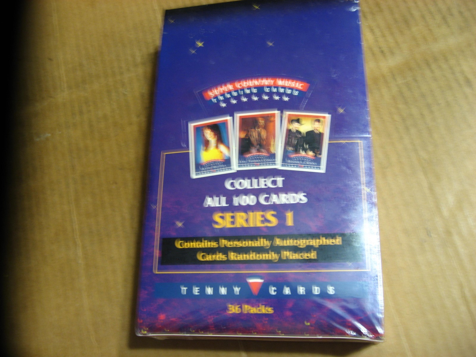1992 Tenny Super Country Music Trading Cards Sealed Box 36 Packs Autographs Poss 1992 Tenny Super Country Music Trading Cards Sealed Box 36 Packs Autographs Poss