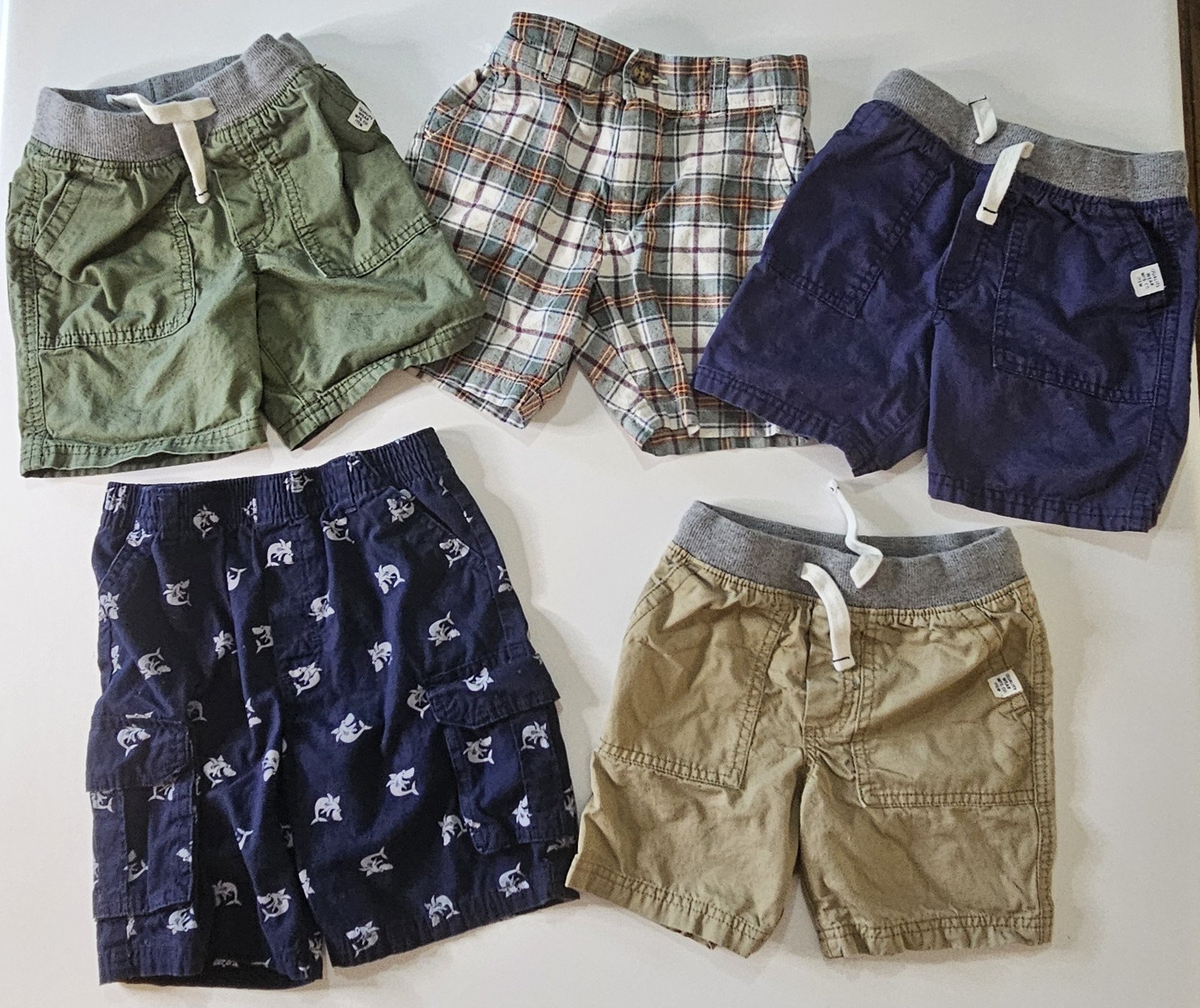 5t boys 5 pc carters shorts multi Color 5t boys 5 pc carters shorts multi Color