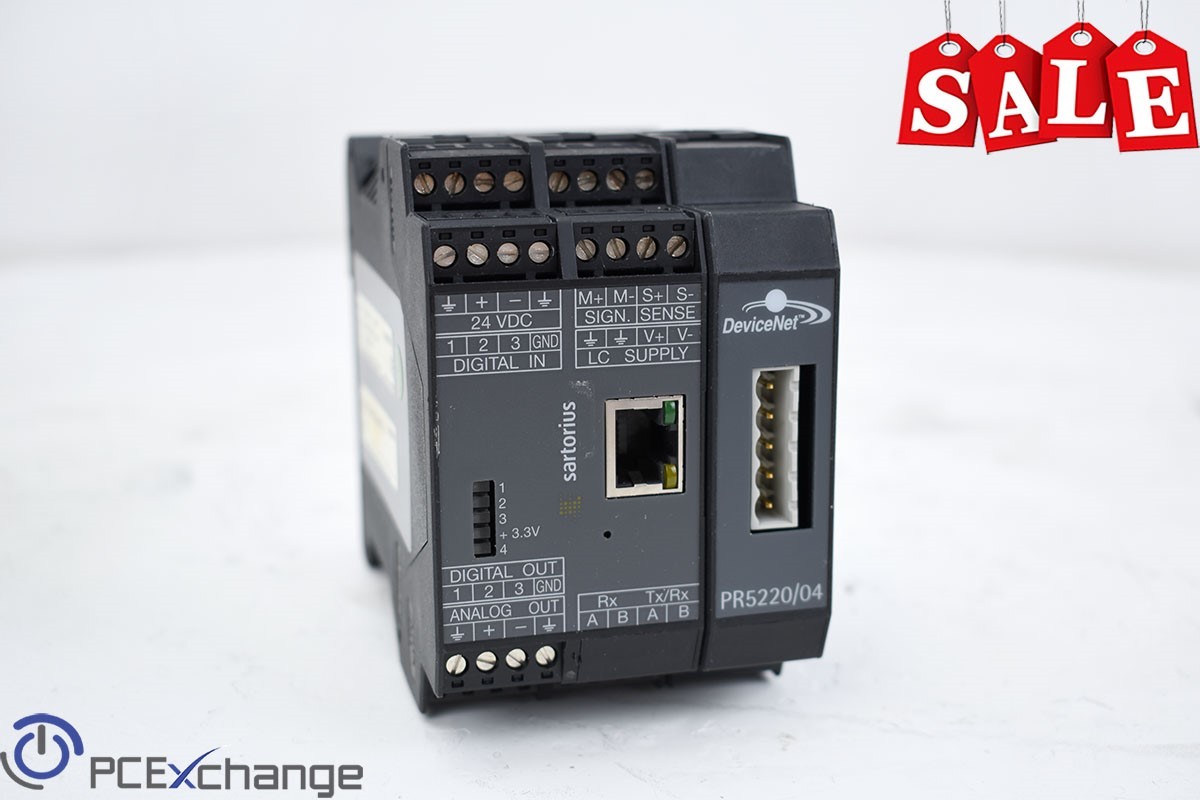 SARTORIUS PR 5220/04 Ethernet Transmitter, Analog Output, W/ DeviceNet