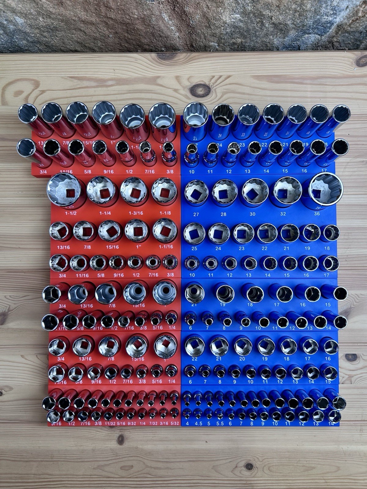CRAFTSMAN Compatible Custom Socket Set Organizers - 1/4\