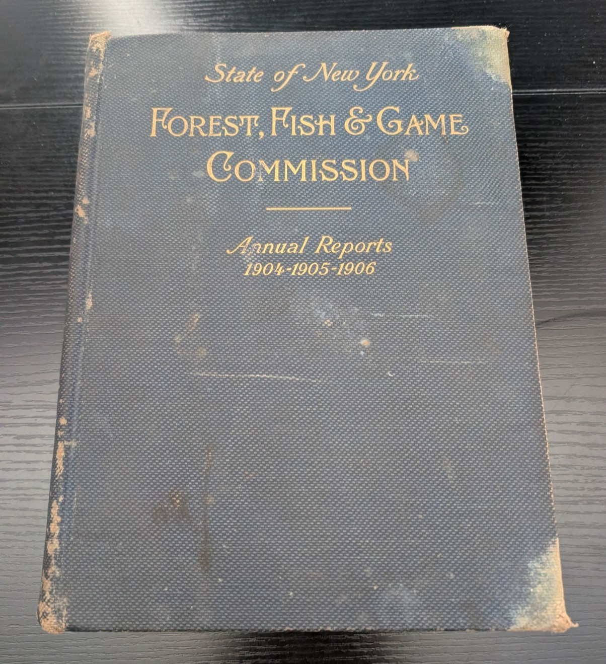 1907 NY Forest Fish Game Commission Annual Reports 1904-1905-1906 Color Plates