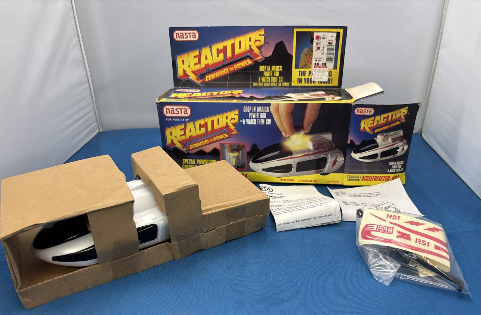 Vintage Nasta Reactors Accelereactor-RS1 Org Box Vintage Toy 61390