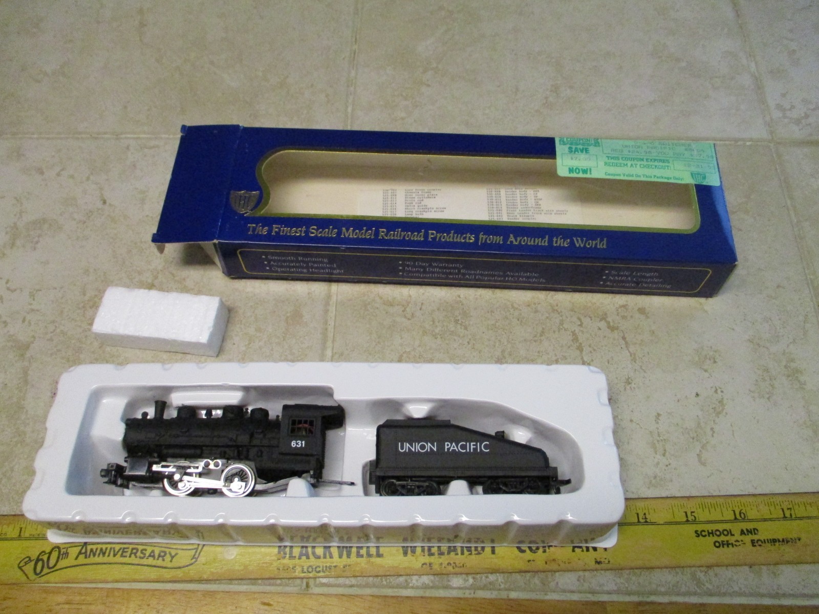 HO IHC 8004 Union Pacific 0-4-0 Switcher Steam Locomotive - (NEW) VTG