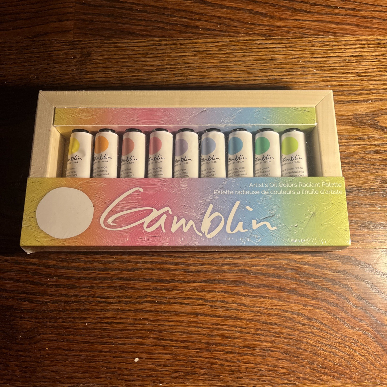 Gamblin Artist's Oil Colors Radiant Oils Palette Paint Set, Multicolor