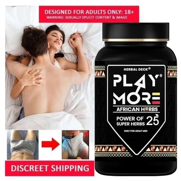 Play More Powder for Men African Herbal Vitality and Reproductive Health 150G