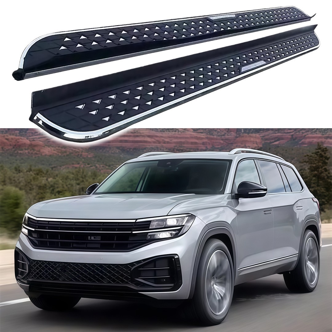 2Pcs Side Step Running Board Nerf Bars Fit for VW Volkswagen Atlas 2018-2026