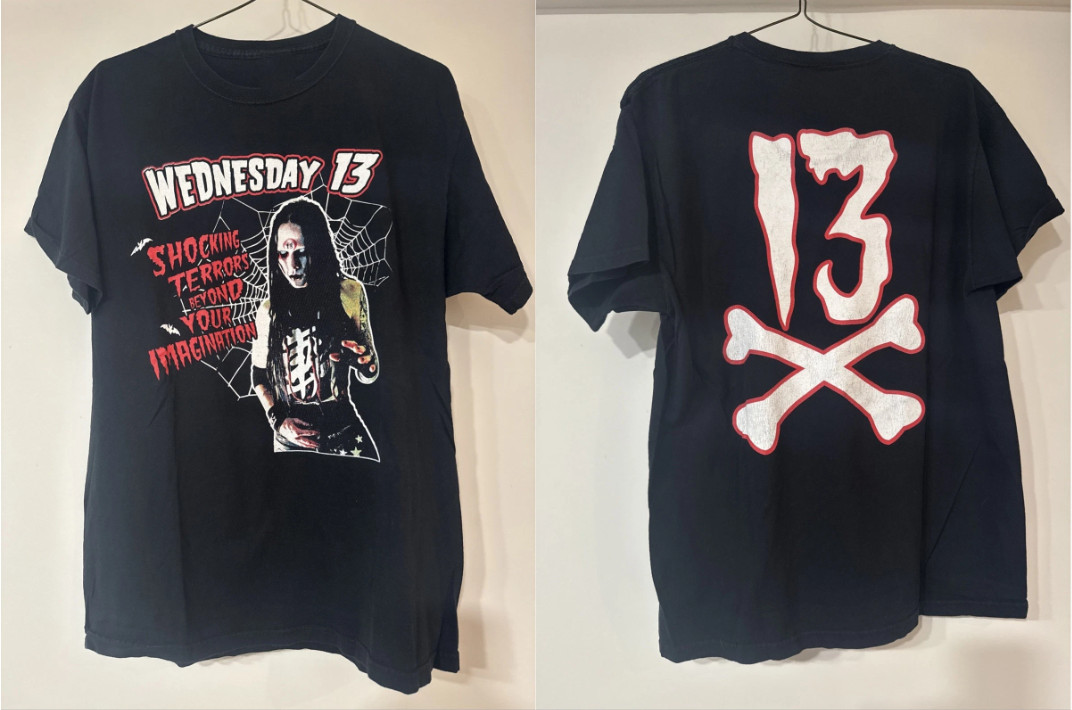 VTG Rare Wednesday 13 Shocking Terrors Beyond Your Imagination LARGE Horror Punk