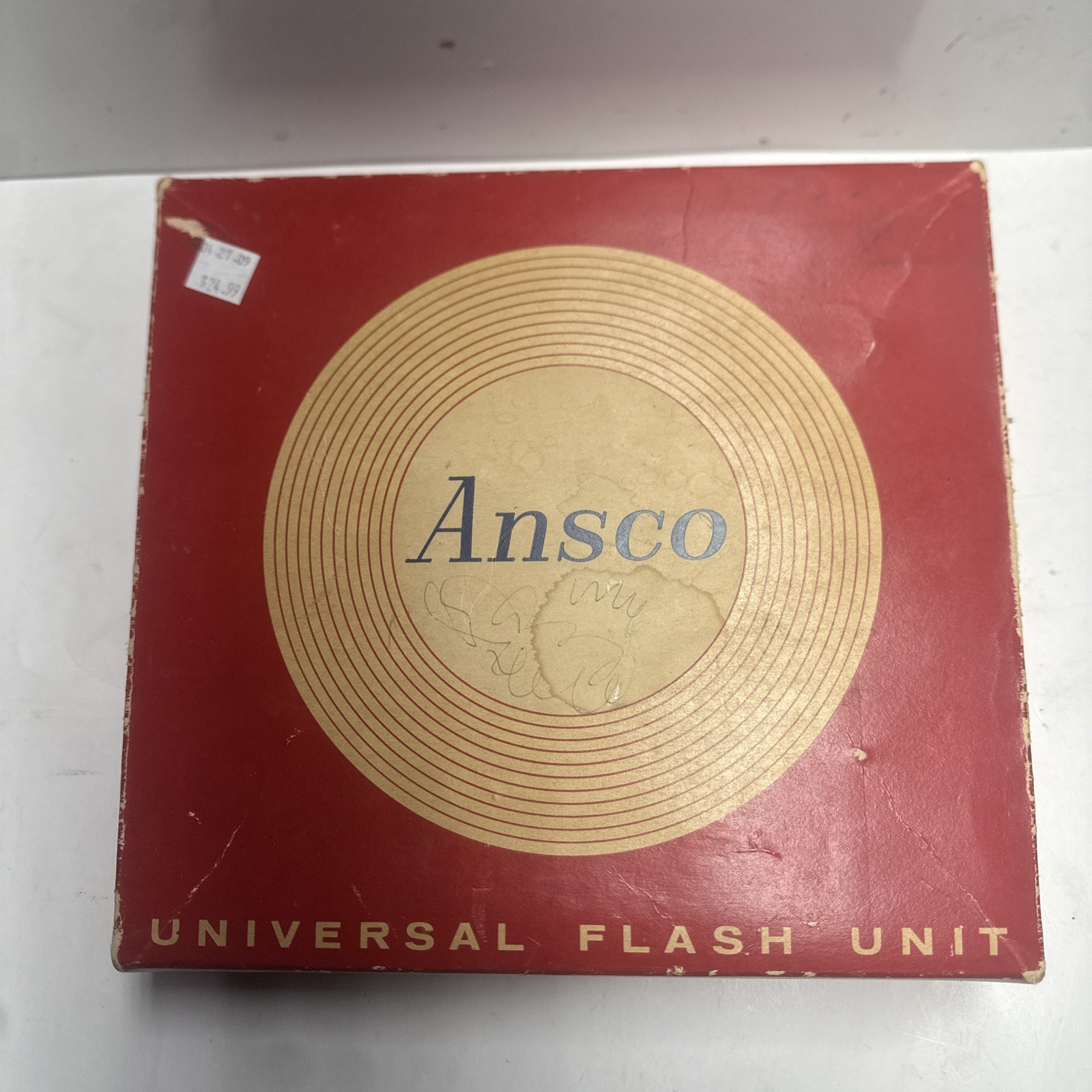 Ansco Universal Flash Unit & Box Eveready W/Ansco Viking Readyset Camera Ansco Universal Flash Unit & Box Eveready W/Ansco Viking Readyset Camera