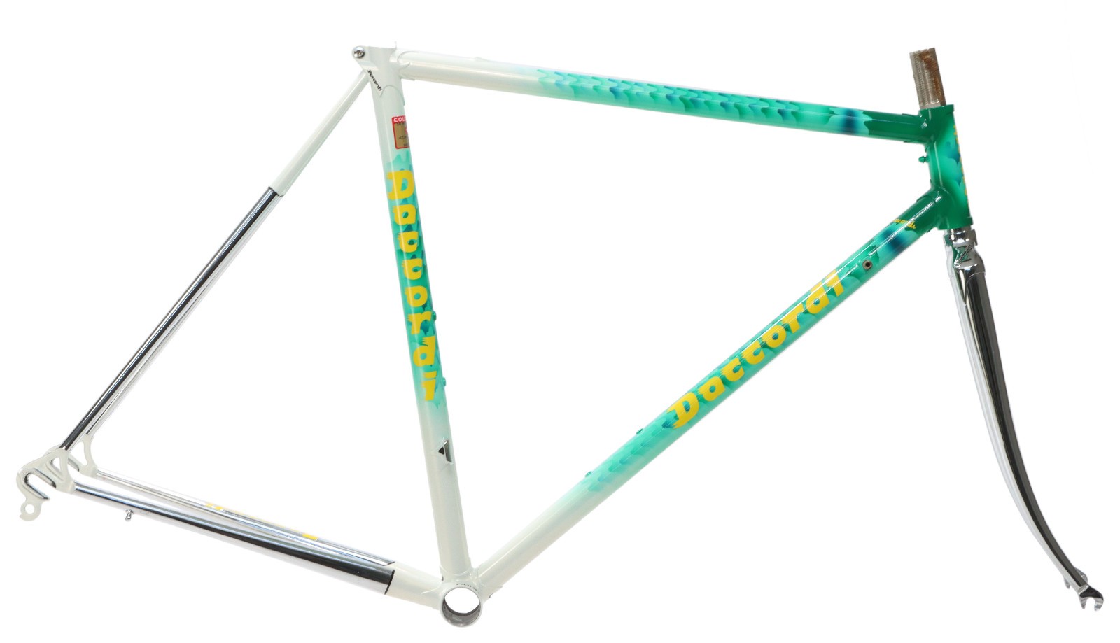 Daccordi Original Road Frameset 53cm Columbus TSX Green/White NOS