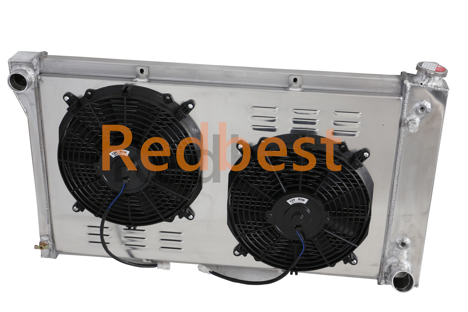 CC369 3 Row Radiator+Shroud Fan For Chevy Blazer GMC K5 K15/K1500 Pickup 68-1972