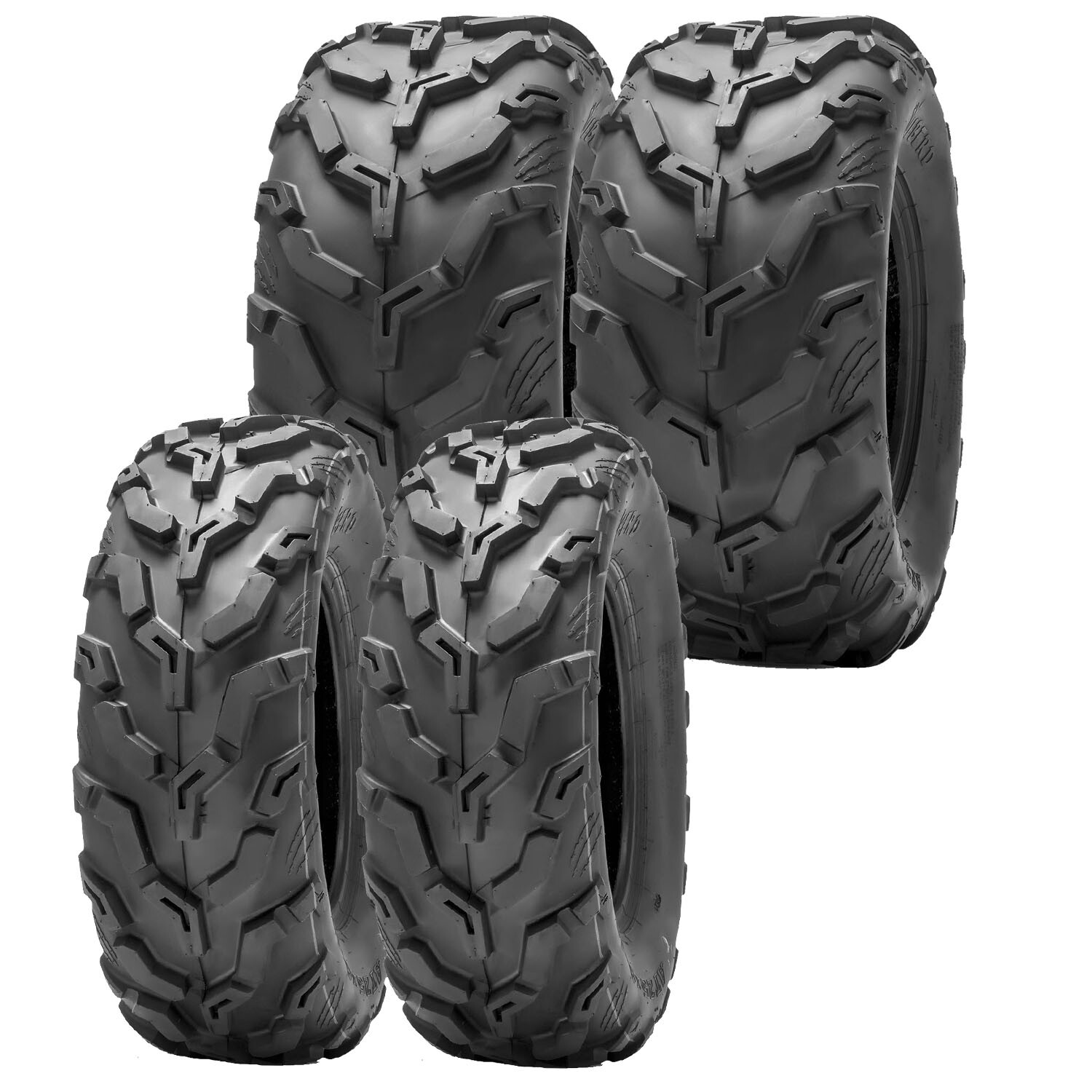 4-Pack 25x8-12 25x10-12 ATV Tires UTV MUD 6Ply 25x8x12 25x10x12 Fits Suzuki