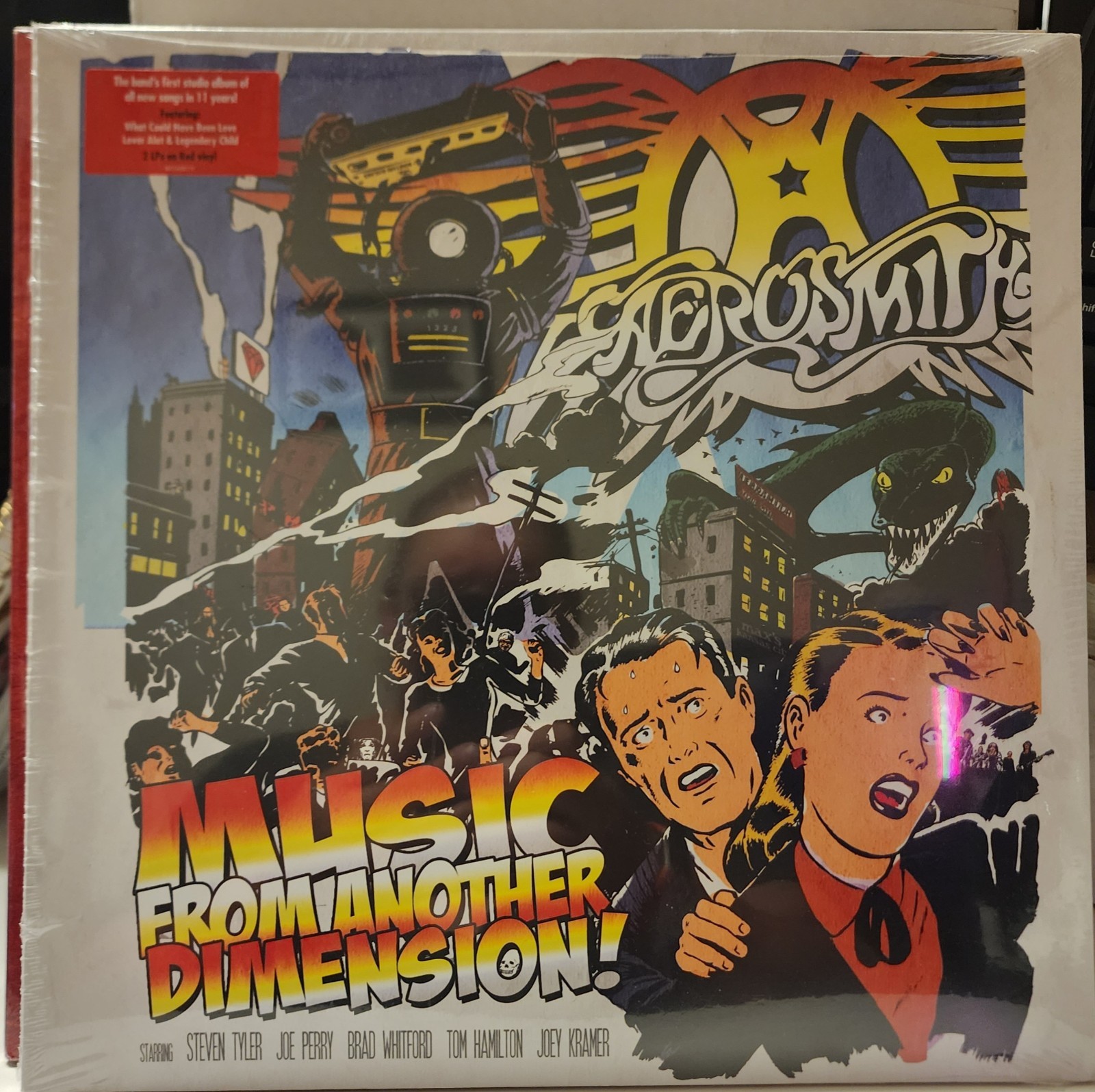 Aerosmith Music From Another Dimension 2LP RED VINYL 2012 SEALED NEW Sealed 