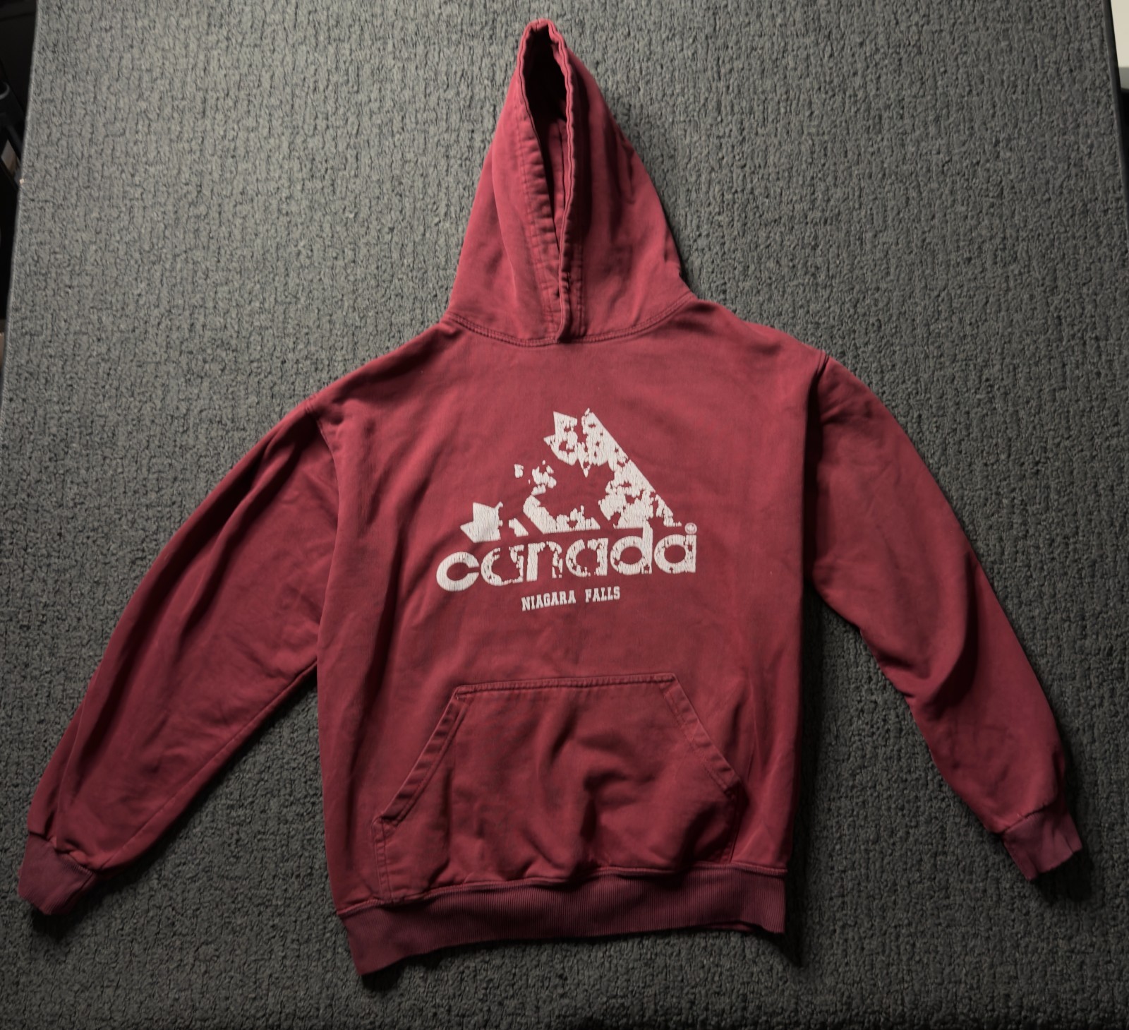 Vintage Maroon Canada Hoodie Vintage Maroon Canada Hoodie