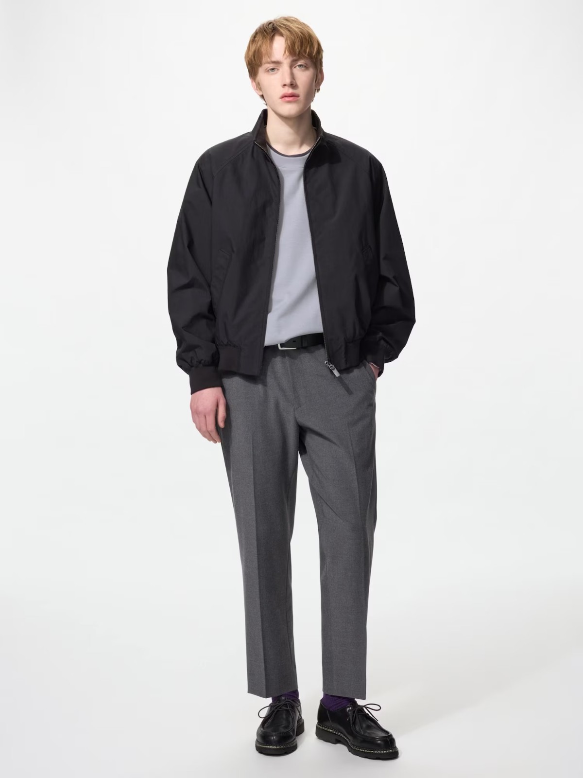 UNIQLO Smart Ankle Pants Gray/Black/Dark Brown/Navy Stretch Men 479349 NWT