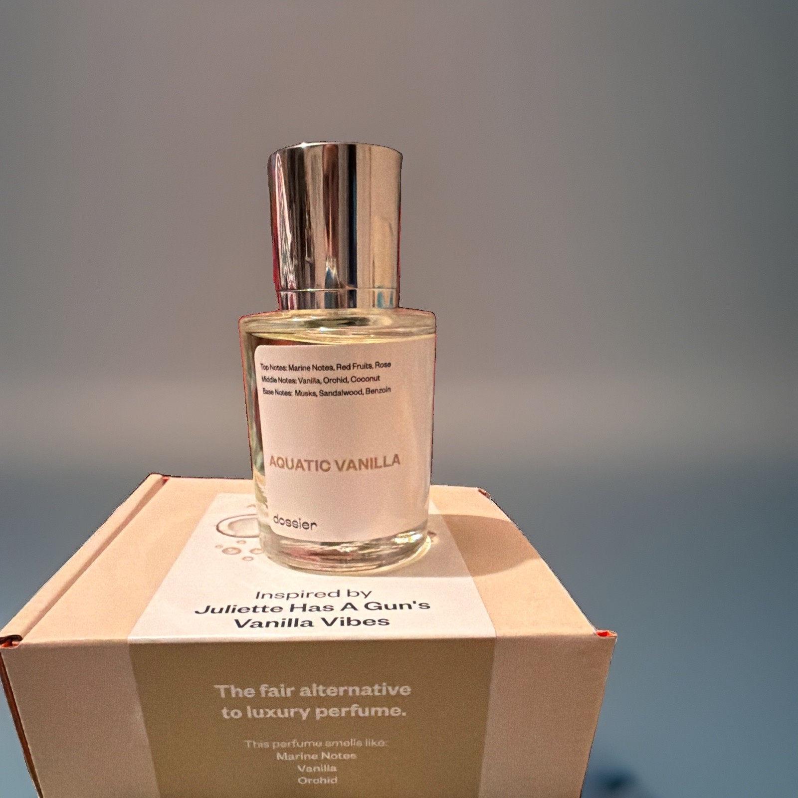 Dossier Aquatic Vanilla Perfume Spray 1.7 fl oz Long Lasting