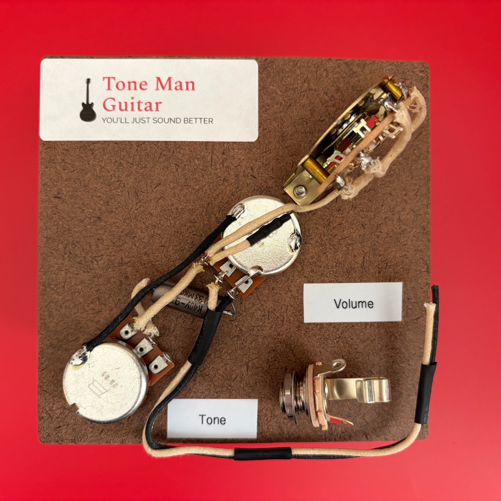 The Blues 60's Telecaster Prewired Vintage Wiring Kit Fender Telecaster