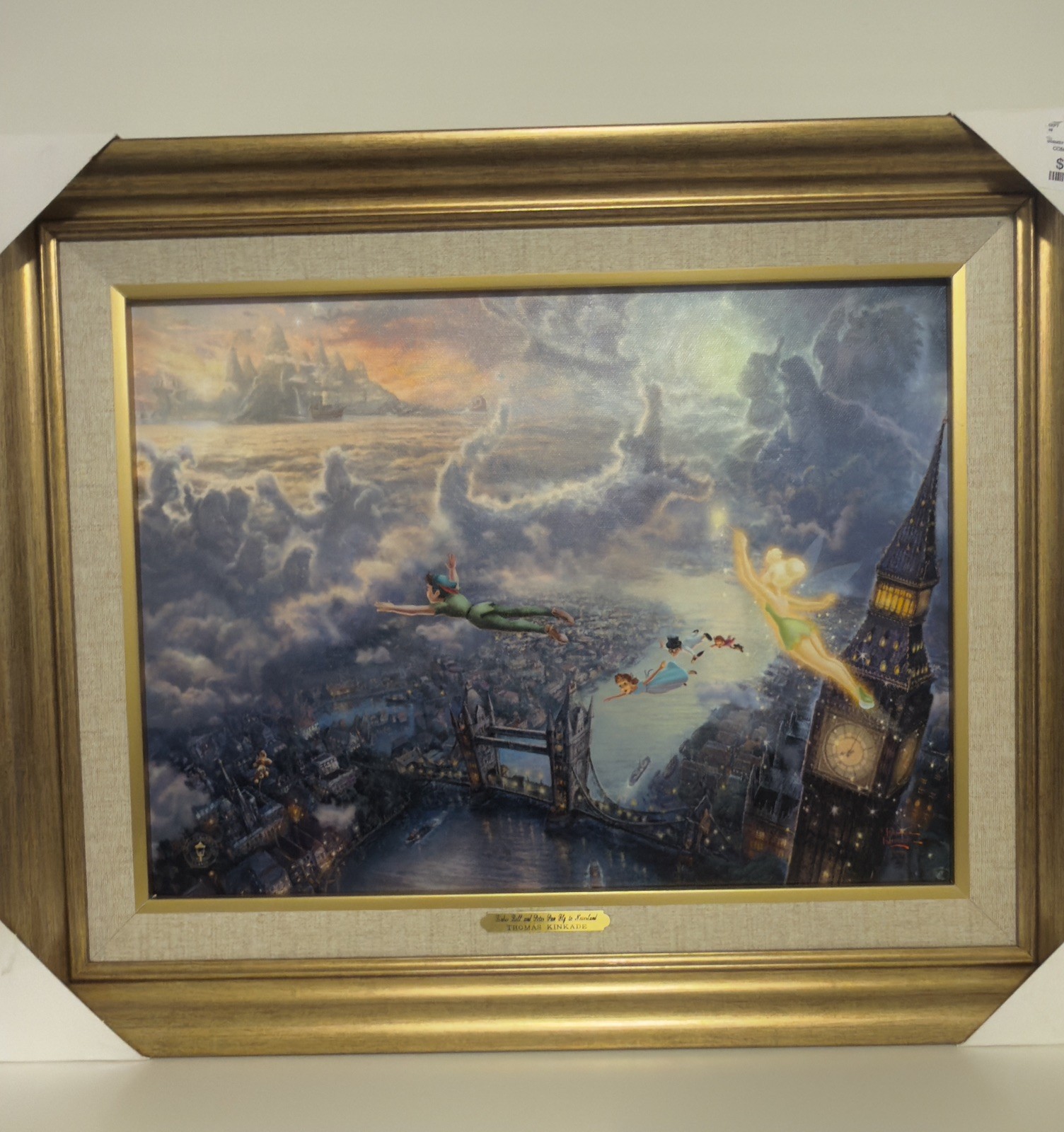 🧚🏼THOMAS KINKADE Disney Tinker bell & Peter Pan Fly to Neverland🧚🏼 🧚🏼THOMAS KINKADE Disney Tinker bell & Peter Pan Fly to Neverland🧚🏼