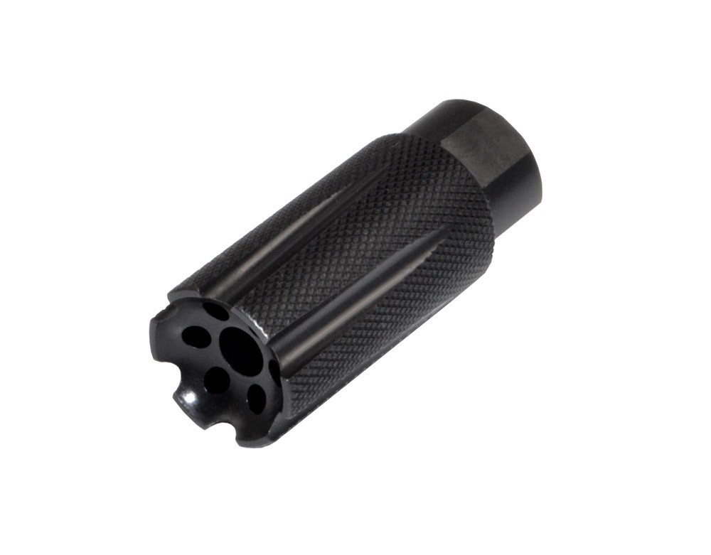 Fit .350/9mm Muzzle Brake Compensator 1/2x28 TPI Steel Nitride w Washer & Nut